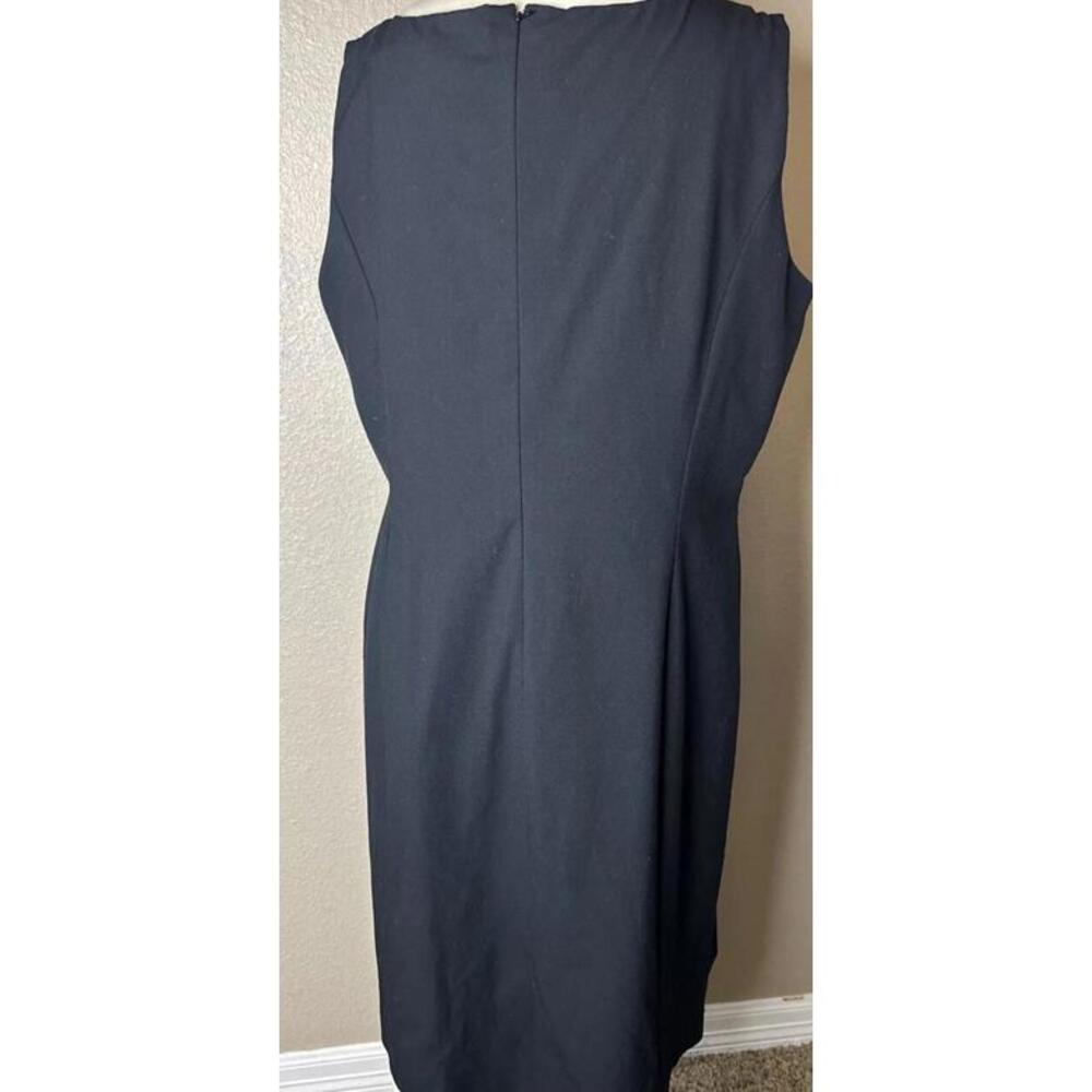 Tahari   Classic Career Black  Dress‎ size 16 - Picture 2 of 8